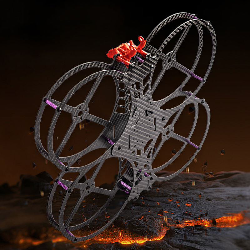 Drone Kit Octocopter - Flyroun 5 인치 탄소 섬유 FPV