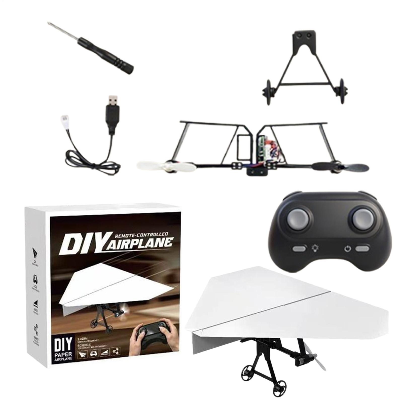Drone Kit Build Yourself - DIY RC 종이 비행기 키트 드론