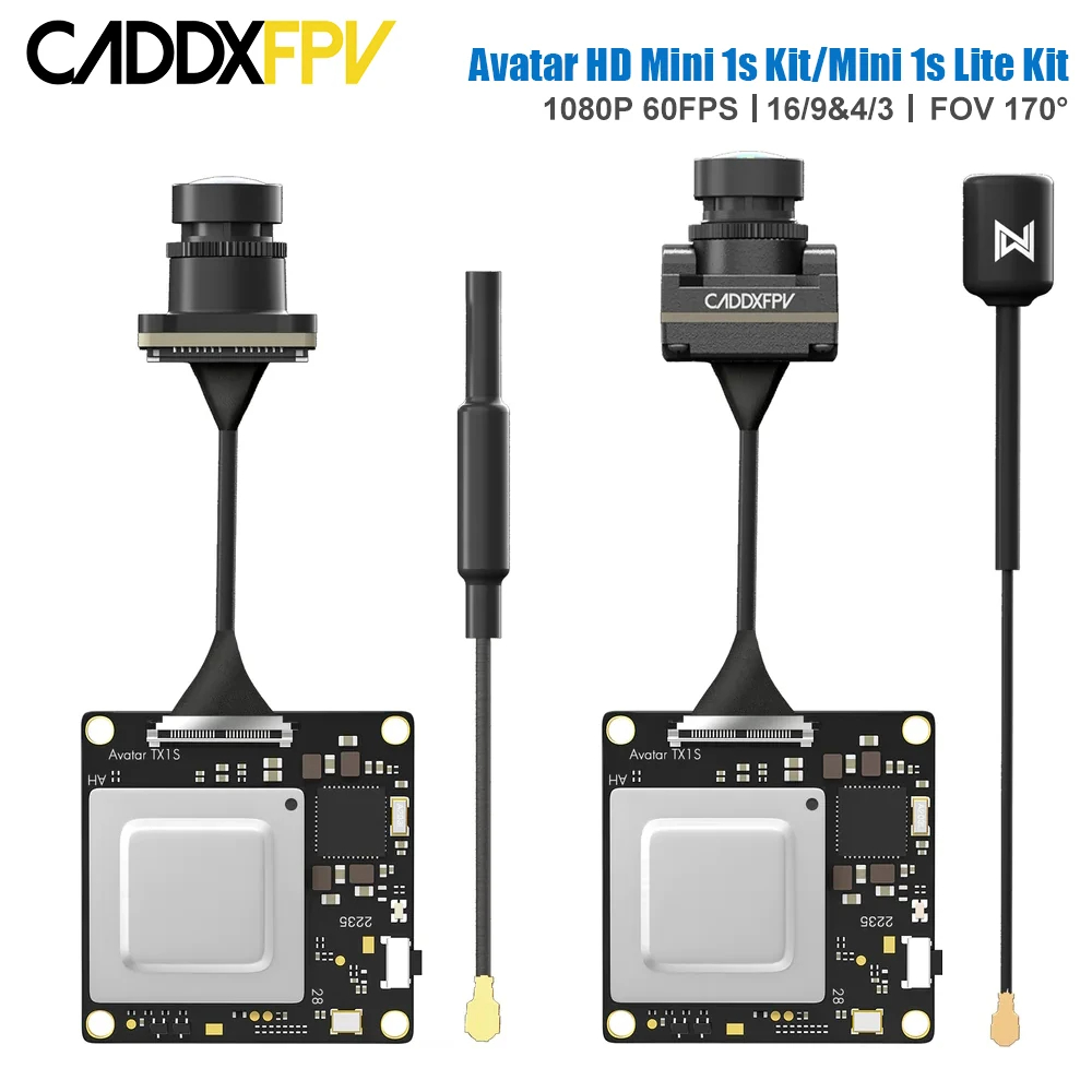 Drone Kit With Camera - CADDX 워크스네일 아바타 HD 미니 1s
