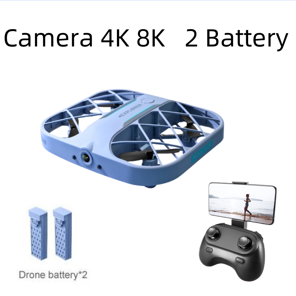 JJRC H107 FPV RC 드론(배터리 2개 포함) - Drone Kit With Camera 리뷰 및 가격